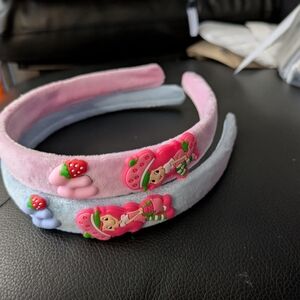 Strawberry Shortcake headbands Pink & Blue Set